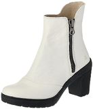 Art pour femme. 1175911ZZ003_020 Bottines en cuir blanc glacé - Hauteur du talon : 7,5cm (41), Beige, Fermeture éclair, Casuel