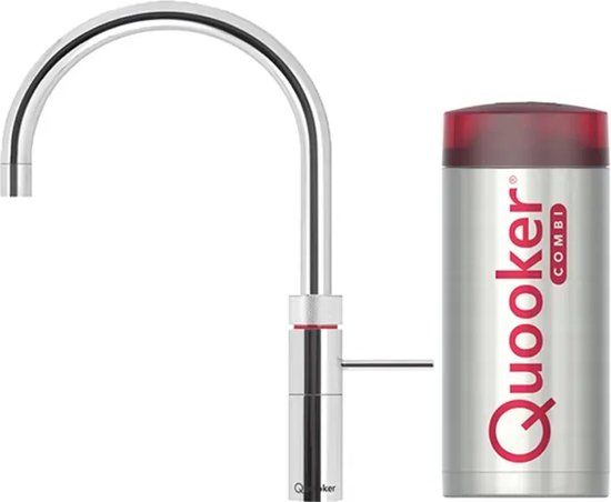 Quooker Fusion Round kokendwaterkraan - Chroom - Combi reservoir