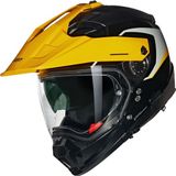 Nolan N70-2 X 06 Convinto 345 Zwart Grijs Geel Glossy Multi Helm - Maat L
