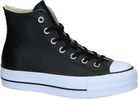 Converse Chuck Taylor All Star Lift Hi Sneakers Dames - Leren Sneaker - Zwart