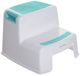 Dreambaby 2-Up Opstapje Aqua/Wit - Dubbel Antislip Opstapje voor Kinderen - Stevig Opstapkrukje voor Toilet, Wastafel en Keuken