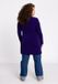 YOEK Blazer femme manches longues violet
