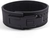 NCD E-Commerce Handel GmbH Ceinture de musculation avec mécanisme à levier - unisexe, convient pour le powerlifting, le deadlifting, les squats et autres entraînements, offre un soutien au bas du dos, haute intensité - noir, 110 cm
