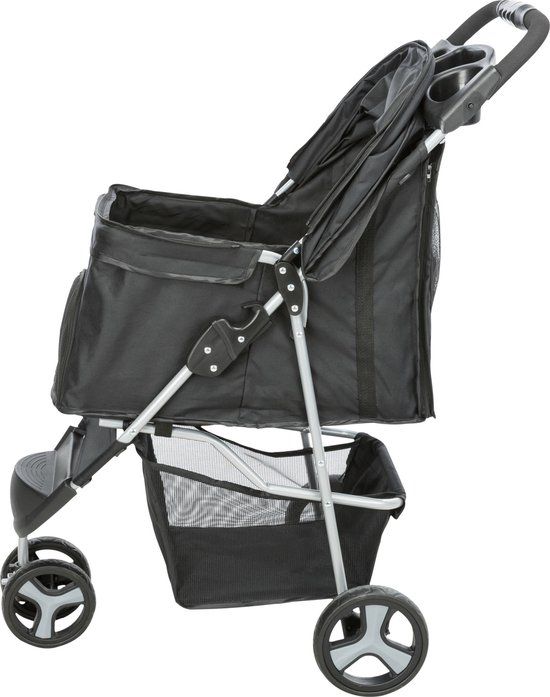 Buggy Trixie Hondenbuggy - Zwart - 80x47x100 cm - Max. 11 kg