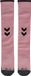 hummel hmlJR SHIMMER CORE FOOTBALL SOCKS - PINK NECTAR - Polyester - Taille 35-38