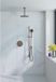 Fortifura Calvi inbouw regendoucheset – Ø25 cm hoofddouche – 20 cm plafondbuis – 1-stands ronde handdouche – koper geborsteld
