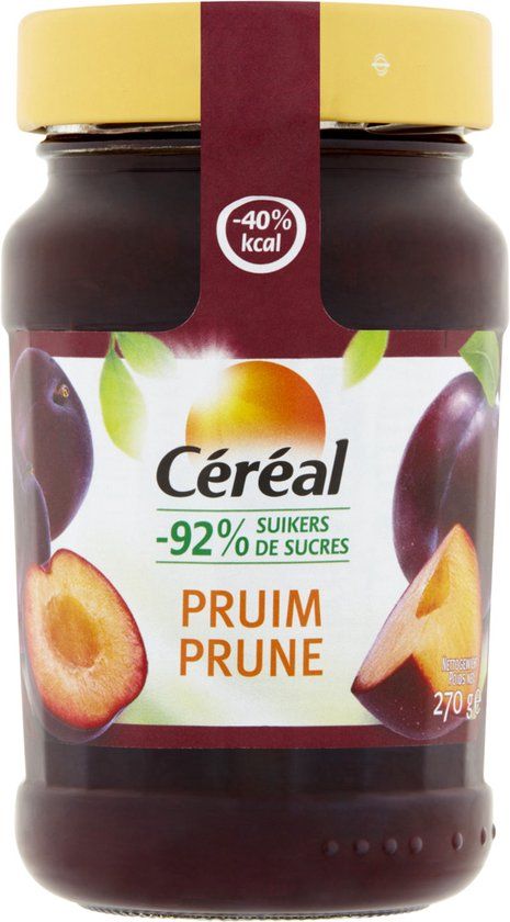 Cereal Fruit pruimen suikervrij 270 gram