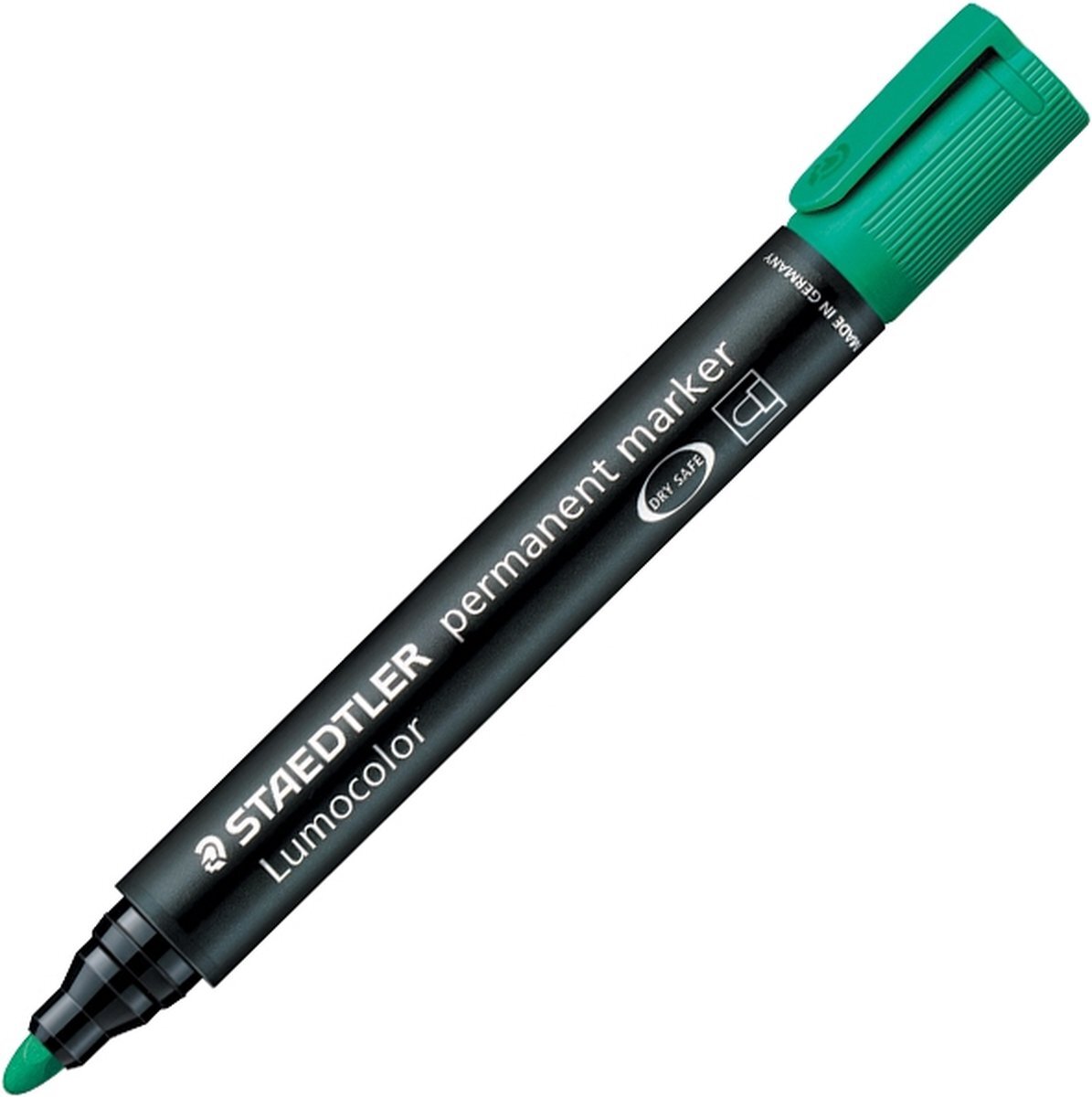 Staedtler markeer stift Lumocolor perm groen 10 stuks