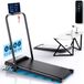 NDS Brands B.V. tapis roulant 1-12km/h – Walking Pad – tapis roulant pliable – tapis de marche – avec fonction d'inclinaison – incl. support pour tablette, télécommande et application