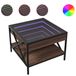 VidaXL Salontafel 50x50x38 cm bruin eikenkleurig