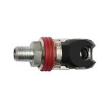 Riegler 425.12-SCH-NPT Zwenkbeveiligingskoppeling NW 8, ISO 6150 C, staal, NPT 3/8 AG