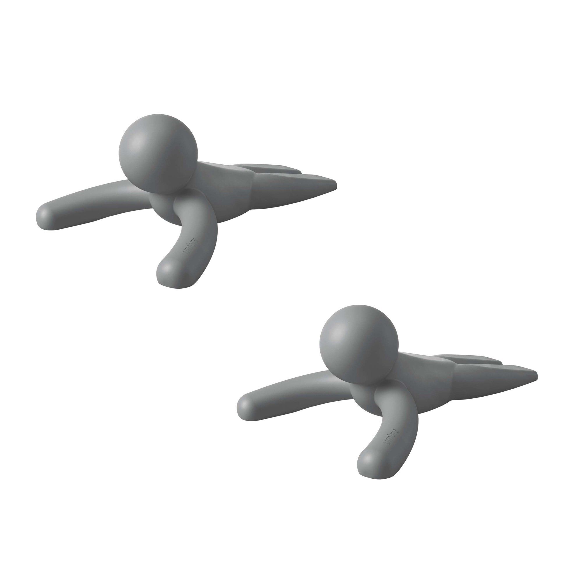Umbra Buddy Deurstop - Zwart - Set van 2