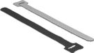 DeLOCK Hook-and-loop fasteners, 10 stuks, L 200 mm x B 12 mm, Zwart