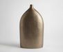 Vase Ogiva B32 x T16 x H56 cm Aluminium Aurum Satin moulé