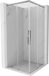 Mexen Rox Duo cabine de douche coulissante 80 x 80 , transparent, chrome