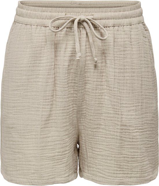 ONLY ONLTHYRA Shorts NOOS WVN Dames Broek - Maat M - Oxford Tan - Regular Fit