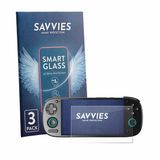 Savvies 3 Stuks Screenprotector - Geschikt voor Retroid Pocket 5 - Beschermfolie Glas Transparant