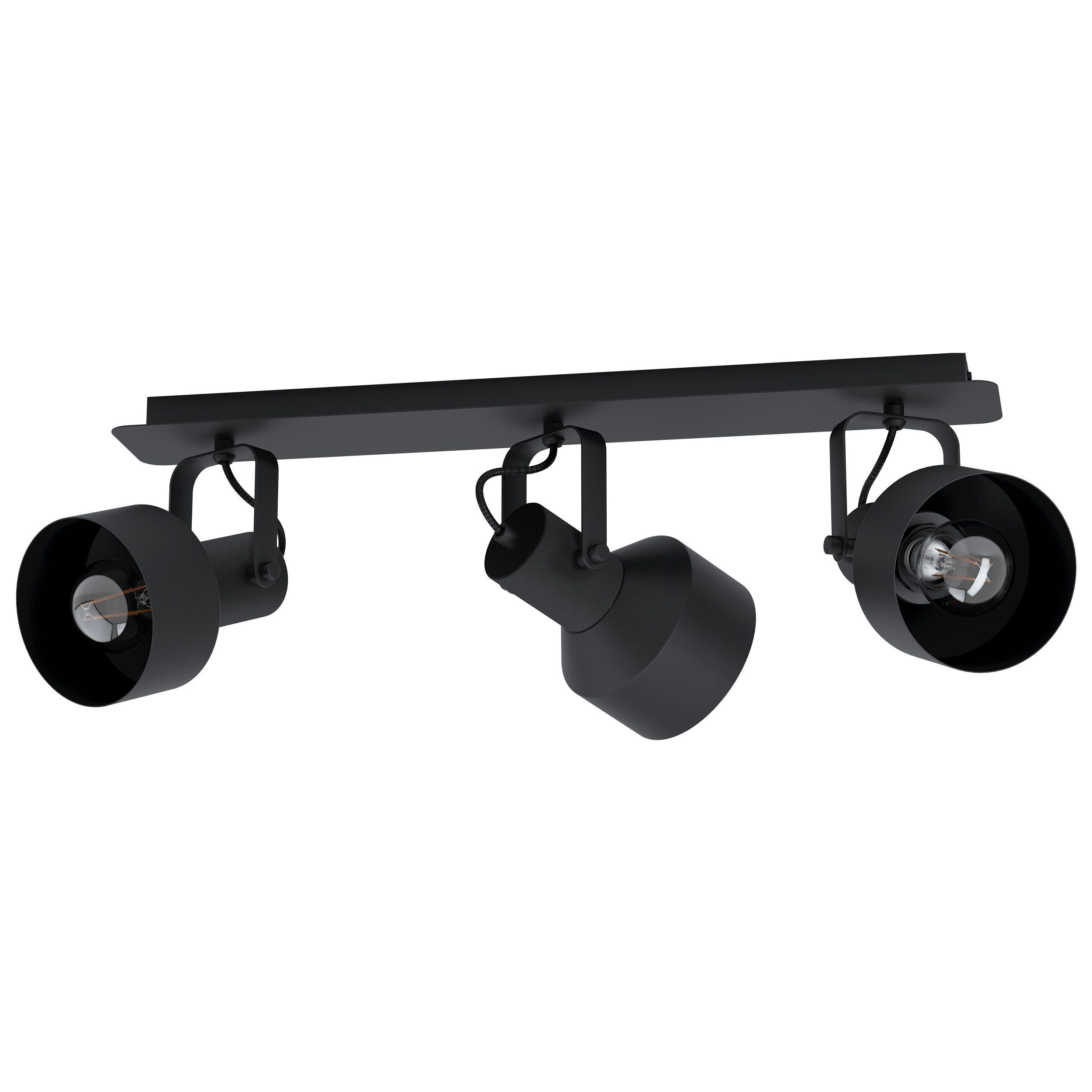 EGLO Casibare Railspot - Zwart - E27 - 17.5 cm