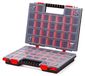 Boîte de tri - Boîte d'assortiment - 399 x 303 x 100 mm - 64 compartiments - Couvercle transparent