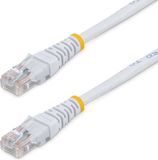 StarTech 15 m Cat5e Gegoten RJ45 UTP Netwerkkabel - Wit