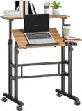 HOMCOM Schrijftafel - Metaal, MDF - 70x60x120cm - Bruin