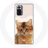 Maniacase Etui voor Xiaomi Redmi Note 10 Pro Somalische katten