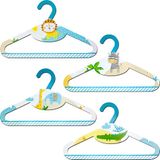 Dalber Kinderkleerhanger My Little Jungle dieren, wit, pak 8 stuks. (2 x model) - 31 x 18 cm