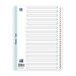 Oxford Strong-Line 1-31 Plastic Register 10-Pack for DIN A4 Ring Binders