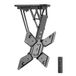 RICOO TV plafondhouder, elektrisch, inklapbaar, voor 23-55 inch, universele tv-beugel plafond SE0544