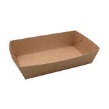 White label Kartonnen snackbakje A13 bruin 130 x 77 x 35 mm (100 stuks)
