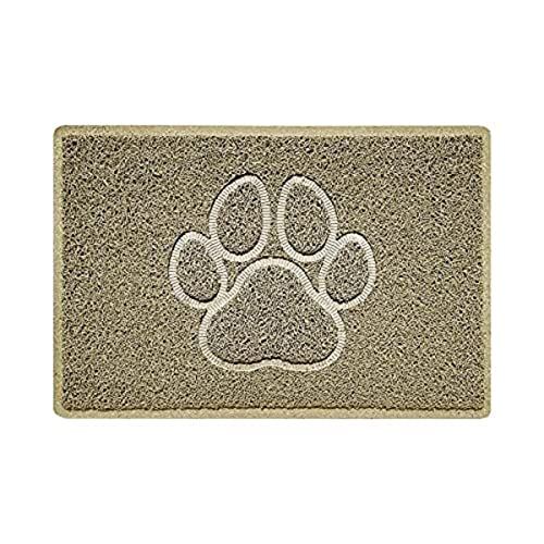 Nicoman PAW reliëf vorm deurmat vuil-trapper jet-wasbare deurmat - (60x40cm) BEIGE