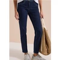 Cecil Mid Waist Straight Leg Jeans in Casual Fit