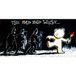 Homemania Banksy Beer-inspiratiebeeld, bedrukt, digitaal, tekening, meerkleurig, hout, katoen, 120 x 60 x 3