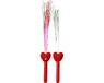 Bâton lumineux sans marque - 2x - rouge