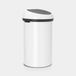 Brabantia Poubelle Touch Bin 60L Blanc