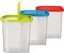Unyqoos® Set de 3 pots de conservation de 2 litres