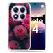Cokitec Xiaomi Redmi Note 14 Pro 5G Pioenroos bloem Versterkte hoes