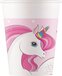 Procos Unicorn Rainbow Colors Paper Cups - 8 pcs