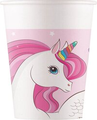 Procos Unicorn Rainbow Colors Paper Cups - 8 pcs