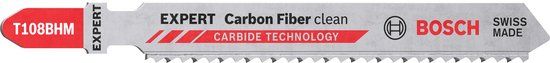Bosch Expert ‘Carbon Fiber Clean’ T 108 BHM Decoupeerzaagbladen – 3 stuks