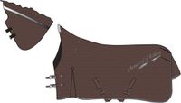 Imperial Riding Outdoordeken Super Proof-200 gr.-115-165-Bronze