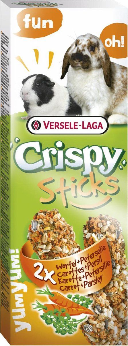 VERSELE-LAGA Crispy Sticks Konijn&Cavia Wortel