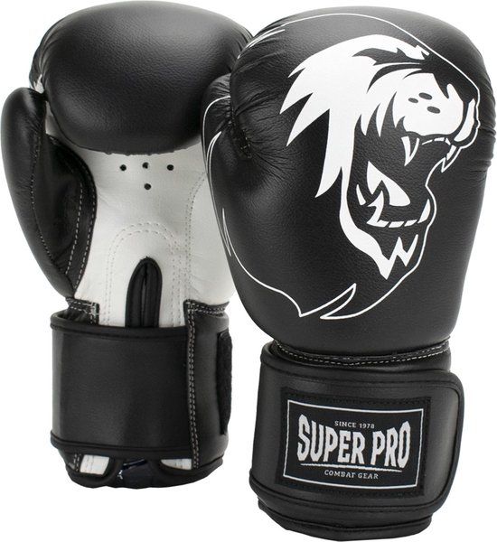 Super Pro Combat Gear Talent Bokshandschoenen Zwart/Wit 6oz