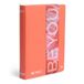 BE YOU - Color Bright Energy, agenda scolaire 2025-2026, calendrier 12 mois daté, format standard 13,5 cm x 18,2 cm, pochette transparente, journal avec autocollants et marque-pages