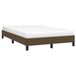 Maison Exclusive - Lit frame without mattress dark brown 120x190 cm fabric