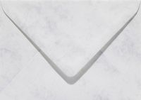 Papicolor Envelop EA5 156x220mm Marmer Grijswit