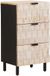 vidaXL Dressoir Witte Was Afwerking 40 x 33 x 75 cm Massief Mango Hout