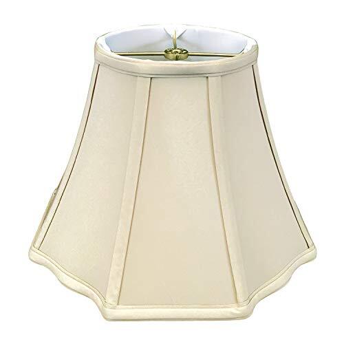 Royal Designs, Inc Royal Designs Flare Bottom Buiten Hoek Scallop Basic Lampenkap - Beige - 8 x 14 x 11