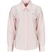 Tommy Hilfiger Dames ESS POPLIN regelmatig shirt WW0WW47169 L/S shirt, roze (klassiek Ithaca STP Bonita Pink), 36