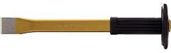 KS Tools Maurermeißel mit Handschutzgriff, flach oval, 33x1000mm